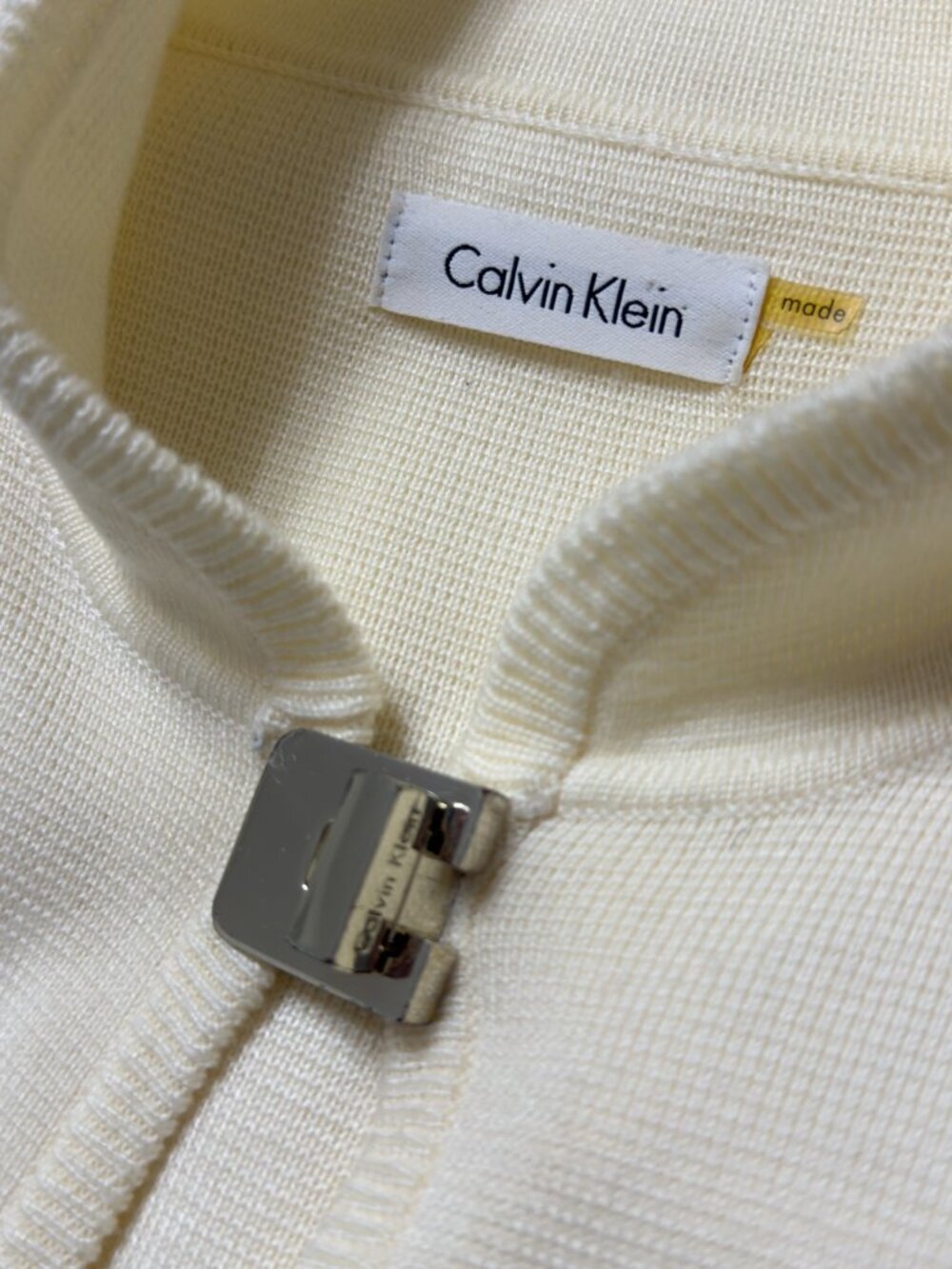 Calvin Klein Modern Gray Knit Cape Short Coat sz S/M - Picture 9 of 9